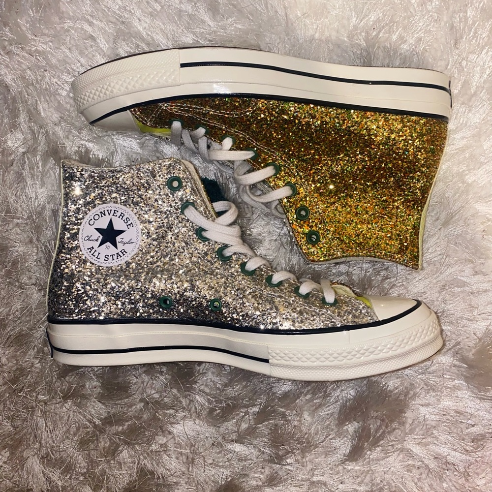 Converse x JW Anderson glitter sneakers
